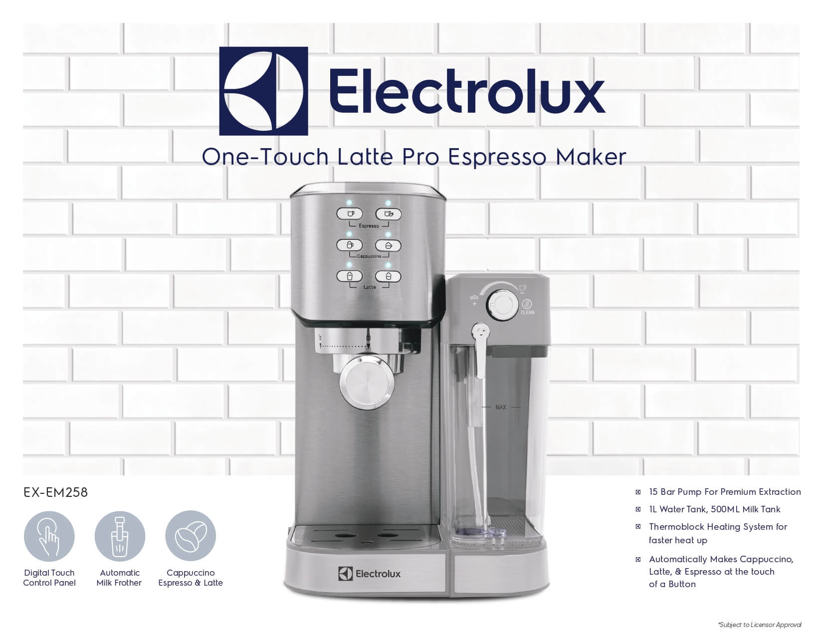 One-Touch Latte Pro Espresso Maker