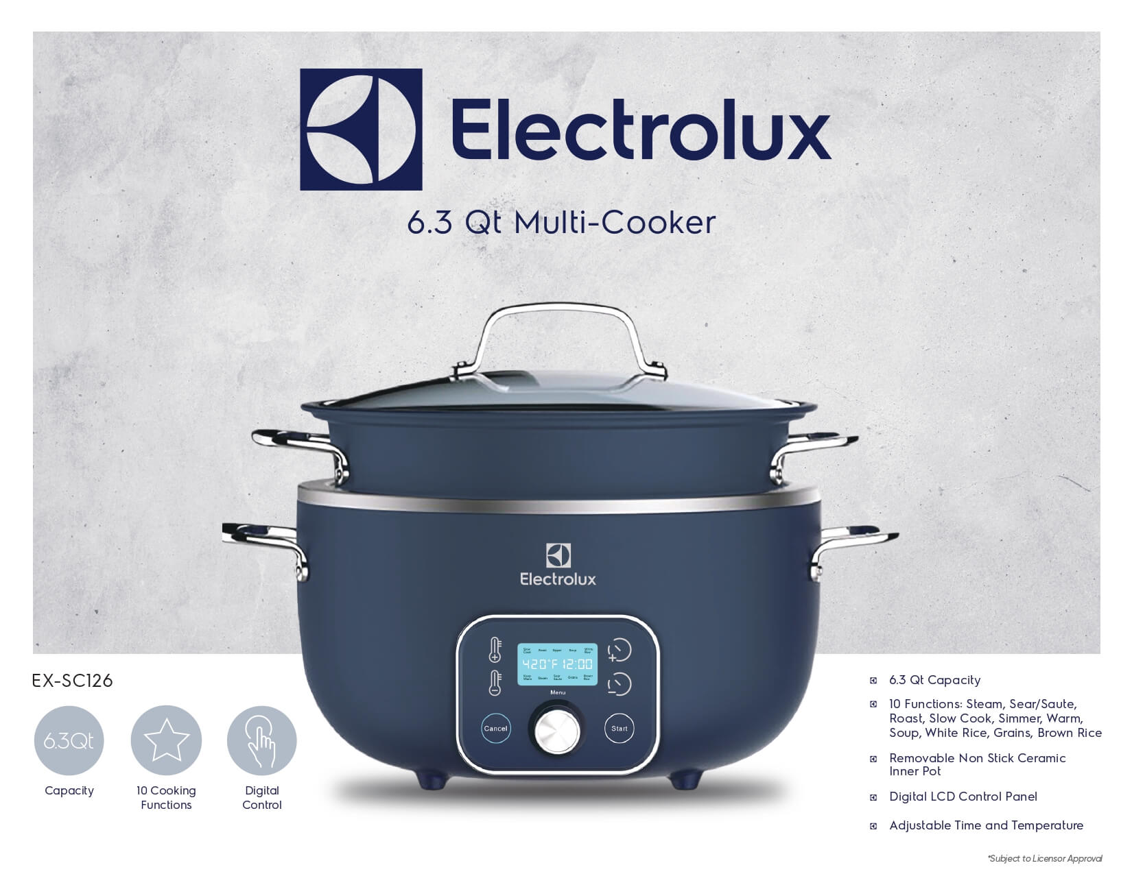 6.3 Qt Multi-Cooker