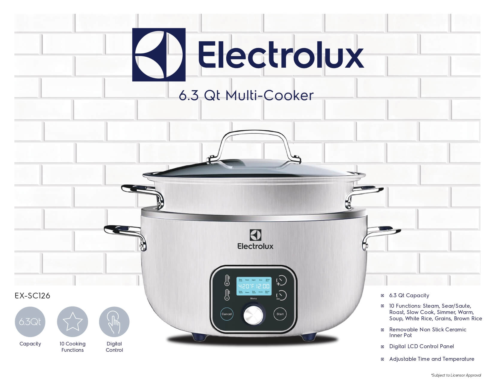 6.3 Qt Multi-Cooker