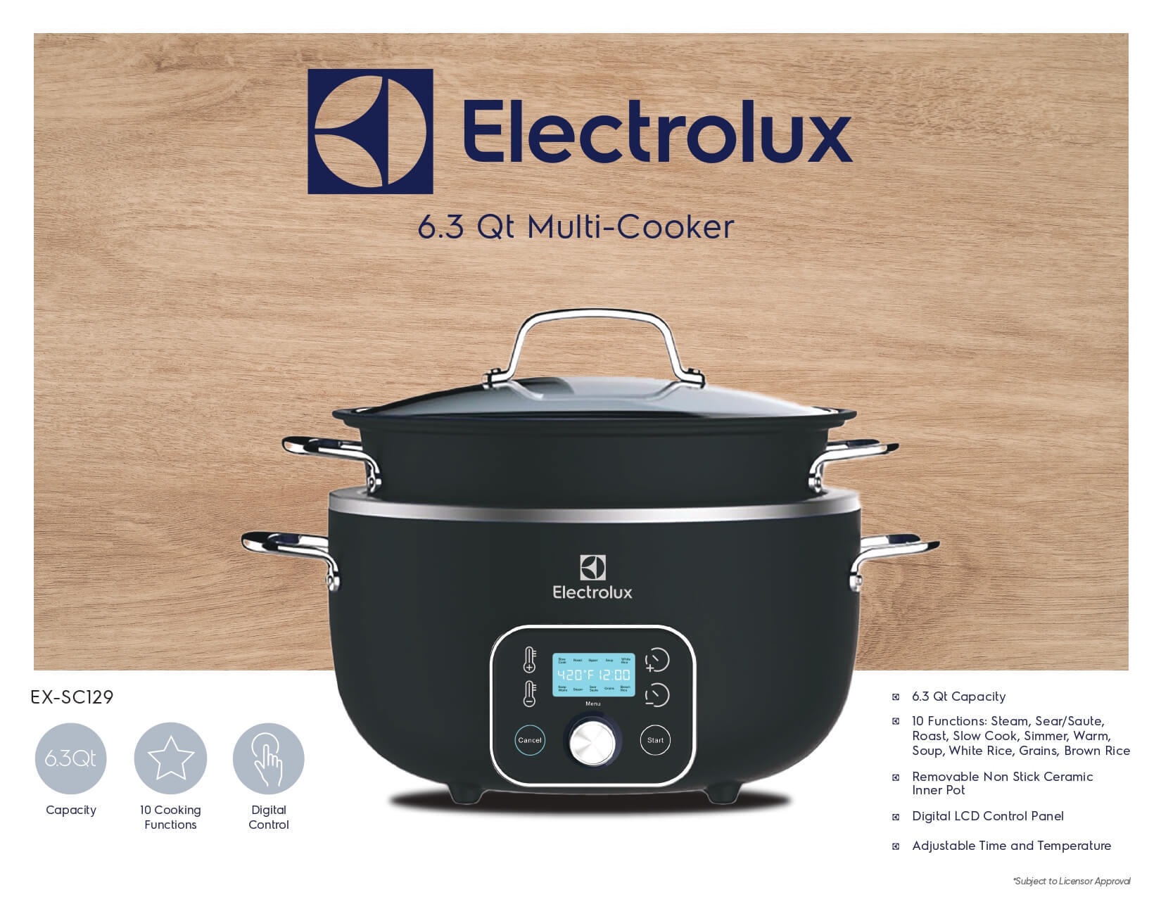 6.3 Qt Multi-Cooker